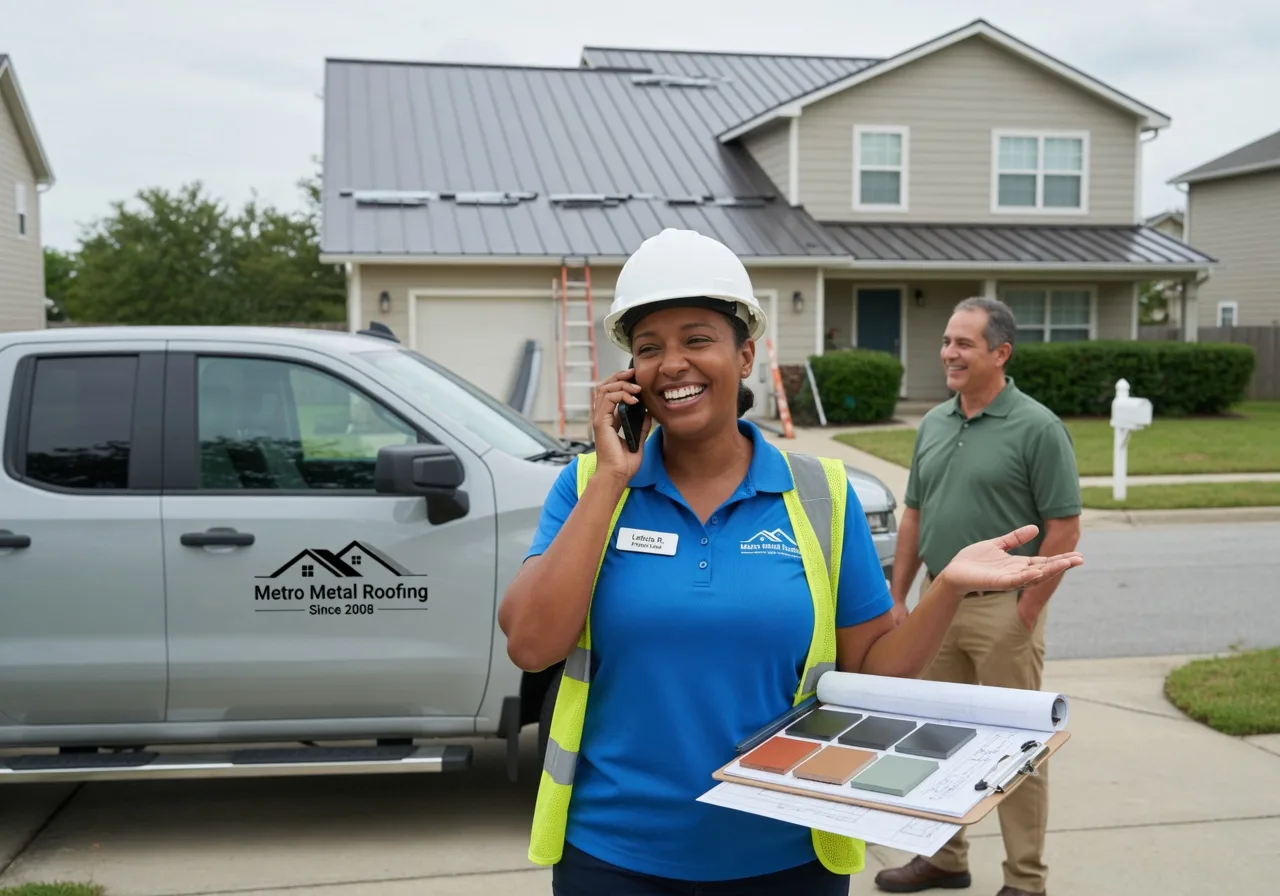 Storm Damage Metal Roof Repair in Knowlesville, NY